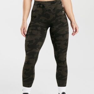 Gymshark Camo Leggings brand new S